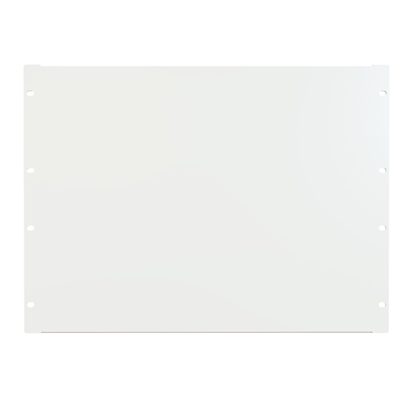 HAMMOND MFG. 8U FLANGED STEEL Panel WHITE PBFS19014WH